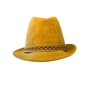 Vintage‎ Stetson Corduroy Fedora Hat Tan